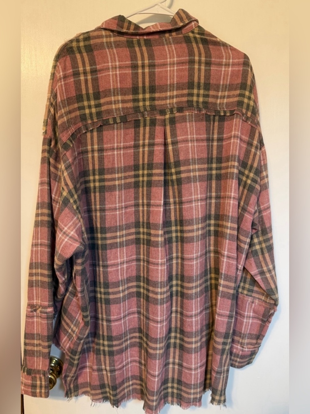 Oli & Hali Pink Flannel Shirt - Picture 2 of 3